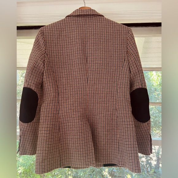 Maje Vaisa Plaid Button Blazer - Picture 5 of 7